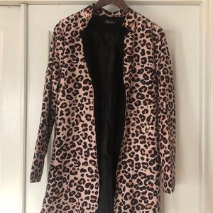 NWOT Cheetah Print Blazer